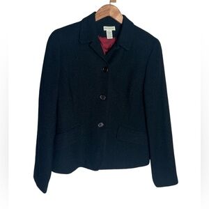 Ann Taylor wool black blazer 6